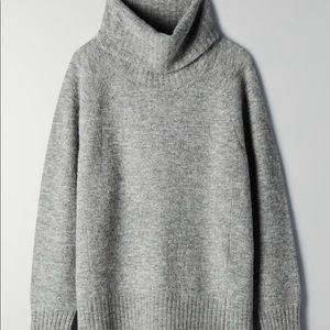Artizia The Group by Babaton Plutarch Turtleneck Sweater in Grey size Medium